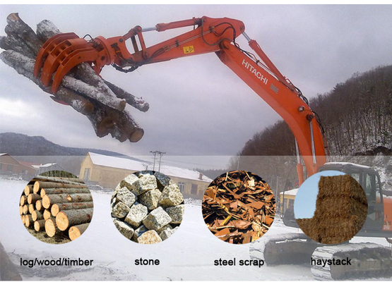 機械掘削機は把握木のためのピン25-35トン機械によって取り組む