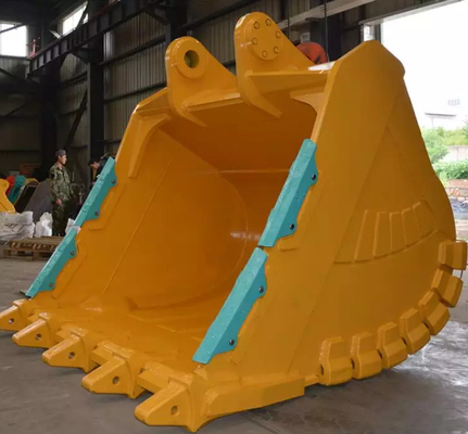 強度 掘削機 掘削バケツ 黄色/黒 Q355/NM400/Hardox400 新しいカスタマイズされた重量 280-4300kg