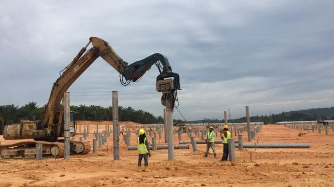 杭打ち機の付属品2800rmpの掘削機のVibroのハンマー 7