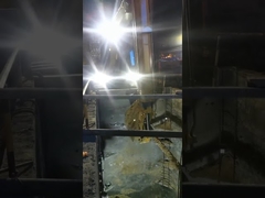 HD785素材を使用した、より軽量で高強度の油圧ショベル伸縮アーム