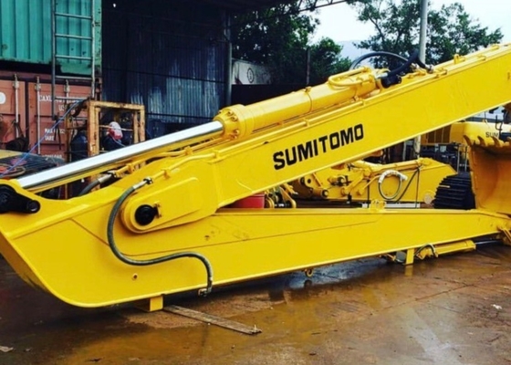 掘削機 長距離ブーム 10 メートル 1.5 トンの反重量拡張腕 6-8 トンの掘削機に適しています