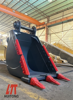 鋭い歯の掘削器バケツ 0.25-4.3cbm 耐久性 トルンステン / 岩石