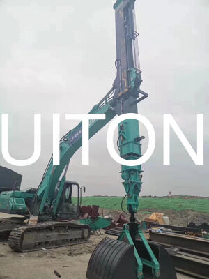 EXKAVATOR PC200/CAT320 14m 用の2段目望遠鏡ブーム 高層ビルの取り壊し/垂直解体作業