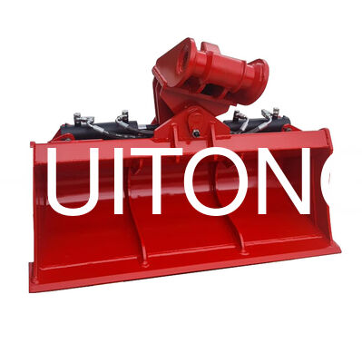 掘削機油圧チルトバケット 1.2m3 容量ワイド傾斜溝バケットアタッチメント 25-30Ton 掘削機 PC260 CAT329 DX300 R305 SY305 XE260 建設掘削機用