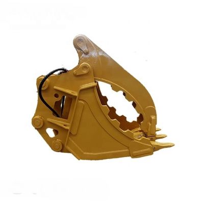 12トン掘削機用100％OEM Huitong掘削機サムバケット、森林伐採/道路建設現場での多機能