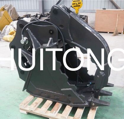 掘削機サムバケット Q355 NM400 12 トン掘削機 CAT12 PC120 丸太石建設廃棄物処理用