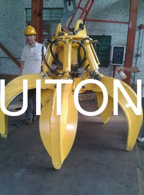 EC170 ZX170 SK200 カスタマイズされた掘削機オレンジ ピール グラブ 17-26 トン掘削機耐摩耗性油圧オレンジ ピール グラブ