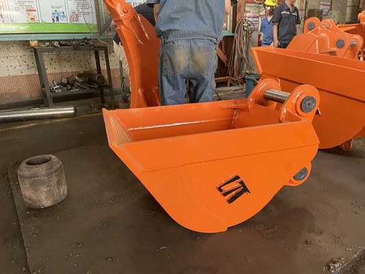 カスタマイズされた12トン掘削機用匯通掘削機溝バケット、CE認証、Q355B材質