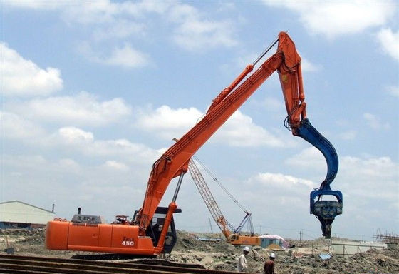 ヘビーデューティ強化杭ブームフィット 30-38Ton 掘削機 CAT330 PC350 SH300 SH330 基礎杭ソーラーポスト & 建設杭工事用