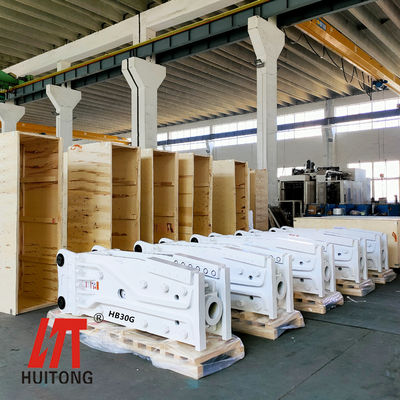 Huitong サイレンス/ボックス型油圧ハンマー 1800 KG (18～26トン用油圧ショベル用)、OEM対応、CE認証取得