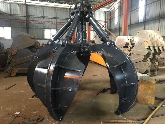 17～26トン掘削機用Huitongカスタマイズ掘削機オレンジピールグラブ、スクラップ/廃棄物処理ギア、CE認証