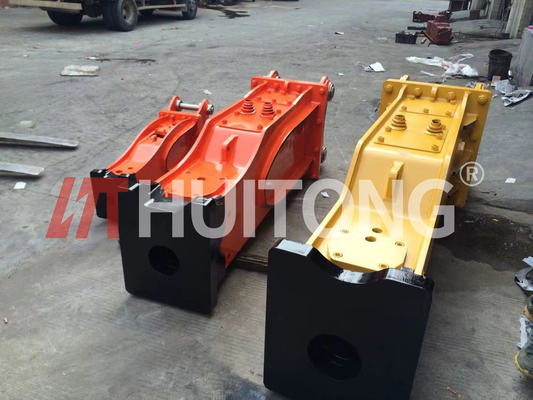 Huitong サイレンス/ボックス型油圧ハンマー 650 KG (7～14 トン油圧ショベル用)、OEM 対応、CE 認証取得