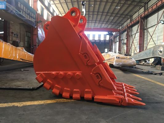 OEM の頑丈なバケツ掘削機 PC300 CAT330 高力岩掘削耐摩耗性 ISO9001 のための岩のバケツ