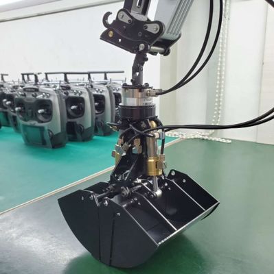 掘削機をカスタマイズする 水力用クラムシェルバケット 0.8m3 11-16T 掘削機 PC120 CAT312 川の掘削 清掃 土移転作業