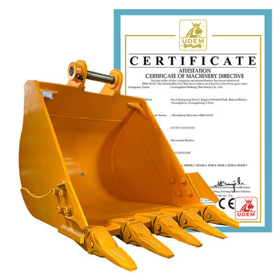 20T Excavator Standard Bucket Q355B Alloy Steel Customizable
