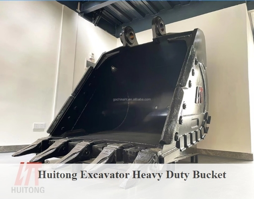 回通油圧ショベル用岩バケット、リバーシブルチップ付き、25トン採掘バケット、採石場/解体用、OEM対応