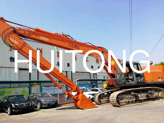 24M重用長距離ブーム・アンド・アーム・ドレージング 45-50Tの掘削機用拡張腕 PC450 PC500 CAT345 349GC ZX450 ZX490 SK450 SK490 DX450 DX490 R455 HX480 EC480 EC500 SY465 XE490 川ドレージング