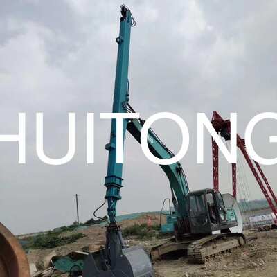 PC300/CAT330用 18m 3段伸縮ブーム 高層ビル解体/垂直解体作業用