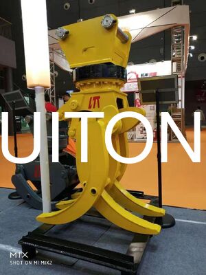 カスタム油圧回転グラップル木材グラブ 8-9 トン掘削機 PC80 CAT308 DX80 SY85 XE80 木材グラップル Q355B 林業伐採木材積載用