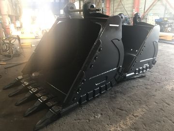 700-1000kg 掘削機 ロックバケツ 黄色 黒 強い歯 新型Q355