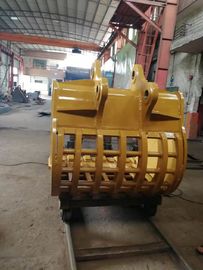 重量掘削機 骨格バケツ Q355B ハードオックス450/500/550 黄色/黒 0.2-2.8立方メートル