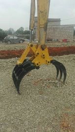 20トンの掘削機 マニュアルタイプ 農場機械 ロググリップル 2.2M マウスオープン Q355B/NM400/HARDOX450 製品とOEM