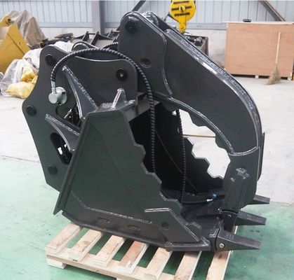 オーダーメイド 液体掘削機 指のバケツ 3-100 トン 握り容量 500mm-2000mm 開口