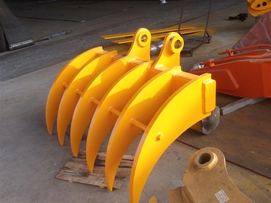 高品質のOEM掘削機土壌ブラシ 12T CAT312 カスタマイズされたラックアタッチメント
