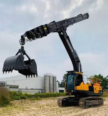 HUITONG 高品質 10T 20T 掘削機 液体クラムシェル 抱きしめるバケツ PC200 掘削機用のバケツ