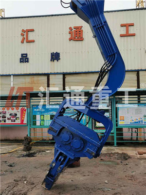 水力振動式ハンマー掘削機 15-45 トンの掘削機のためのビブロ・パイルドライバーハンマー