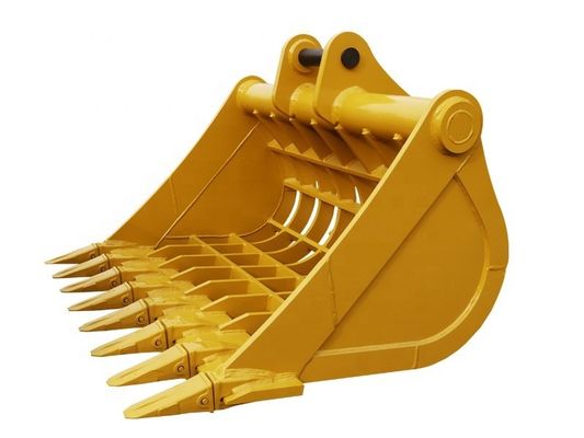 5トンの掘削機 ミニボブキャット掘削機用のQ355/NM400/HARDOX 450骨格バケツに適している 0.2M3 大容量シートバケツ