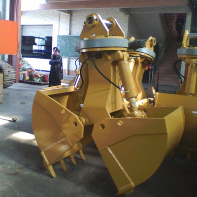 HUITONG 高品質 10T 20T 掘削機 液体クラムシェル 抱きしめるバケツ PC200 掘削機用のバケツ