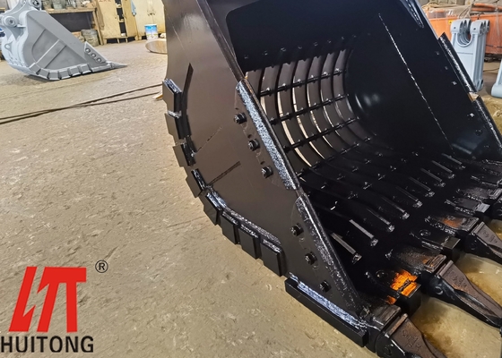 重用掘削機 スケルトンバケット 黄色\uff57/黒 Q355B NM400/450/500 ハードオックス450/500/550 標準/重用