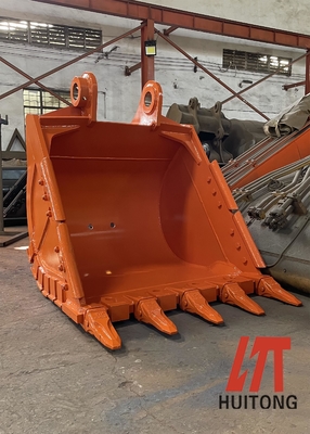 Sharp Teeth Excavator Bucket with Durability Q355B NM400 Hardox500 0.25-4.3cbm Capacity