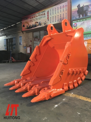 耐久性 重用掘削機バケツ Q355B NM400 タンプスタム歯 800-1200mm