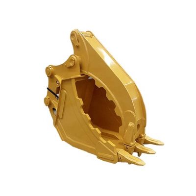OEM 30Tn カスタマイズされた大容量掘削機の親指バケツ CAT330グリップアタッチメントQ355B/NM400/HARDOX 450