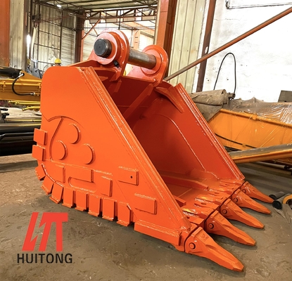 HUITONG カスタマイズされた掘削機 HD バケツ 重荷 バケツ 掘削機 CAT320 EX120 のための強化されたロック バケツ