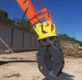 掘削機 360回転式水力型 ロググリップル 15トンのための CAT315 掘削機 高効率の 木材グリップル 工場価格