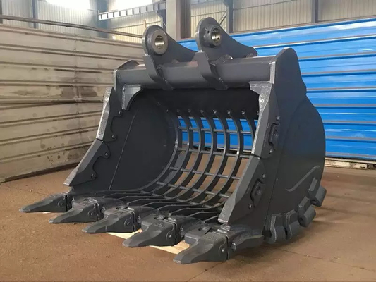 CAT SY EX用の抵抗掘削機骨格バケツ カスタマイズされたロゴ カラーシートグリッドバケツ