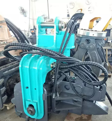 35トンの掘削機 振動式パイルハンマー 2.5M バイスアーム ISO 認証建築付属品