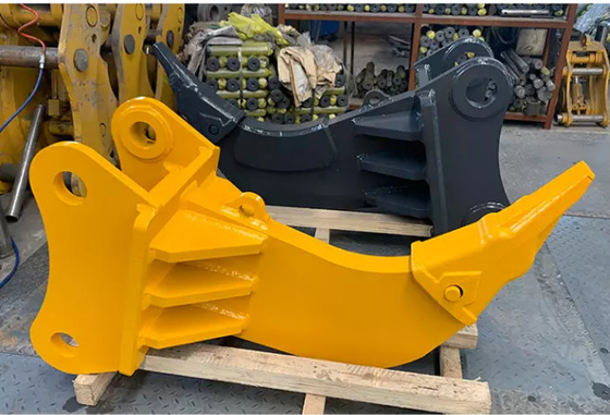 HUITONG 掘削機 アタッチメント 強力な掘削リッパー ブルドーザー 3-75 トンの掘削機SY335 PC200のための岩土リッパー