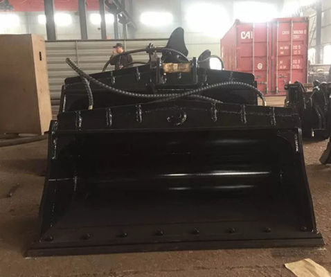 3トンの掘削機 傾斜バケツ メーカー 直送 0.15m3 容量のカスタマイズされた寸法バケツ