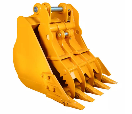 3〜100トンの牽引容量 エグババター 指のバケツ Q355B NM400/450/500 ハードオックス450/500/550 黄色