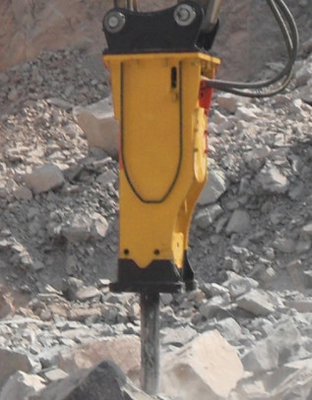 ヒュンダイの掘削機の強い油圧ハンマー・クラッシャーの石の石の造る破損